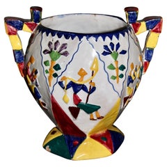 San Polo Venezia Abstract Vase with Figures