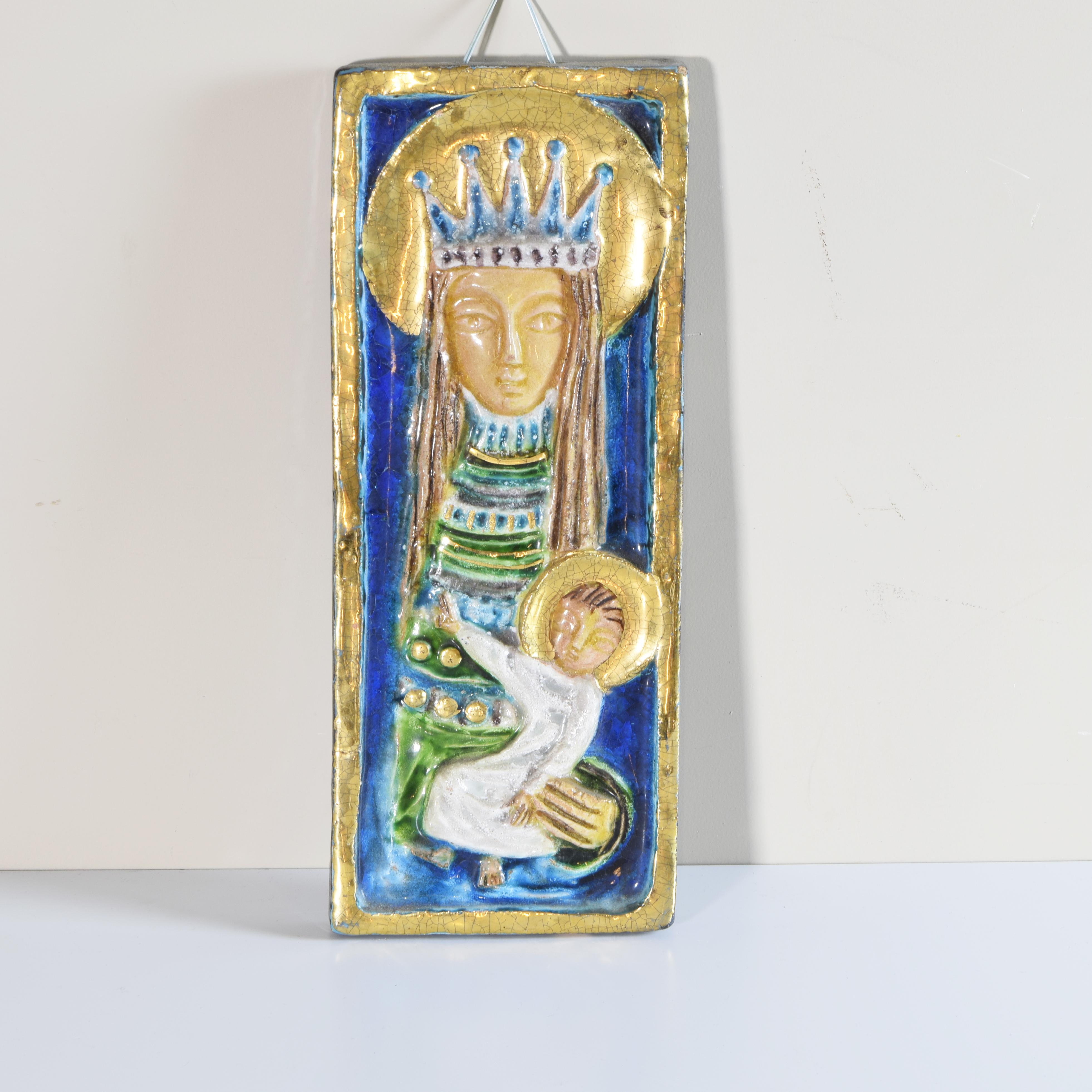 Mid-Century Modern San Polo Venise céramique émaillée 1950s. en vente