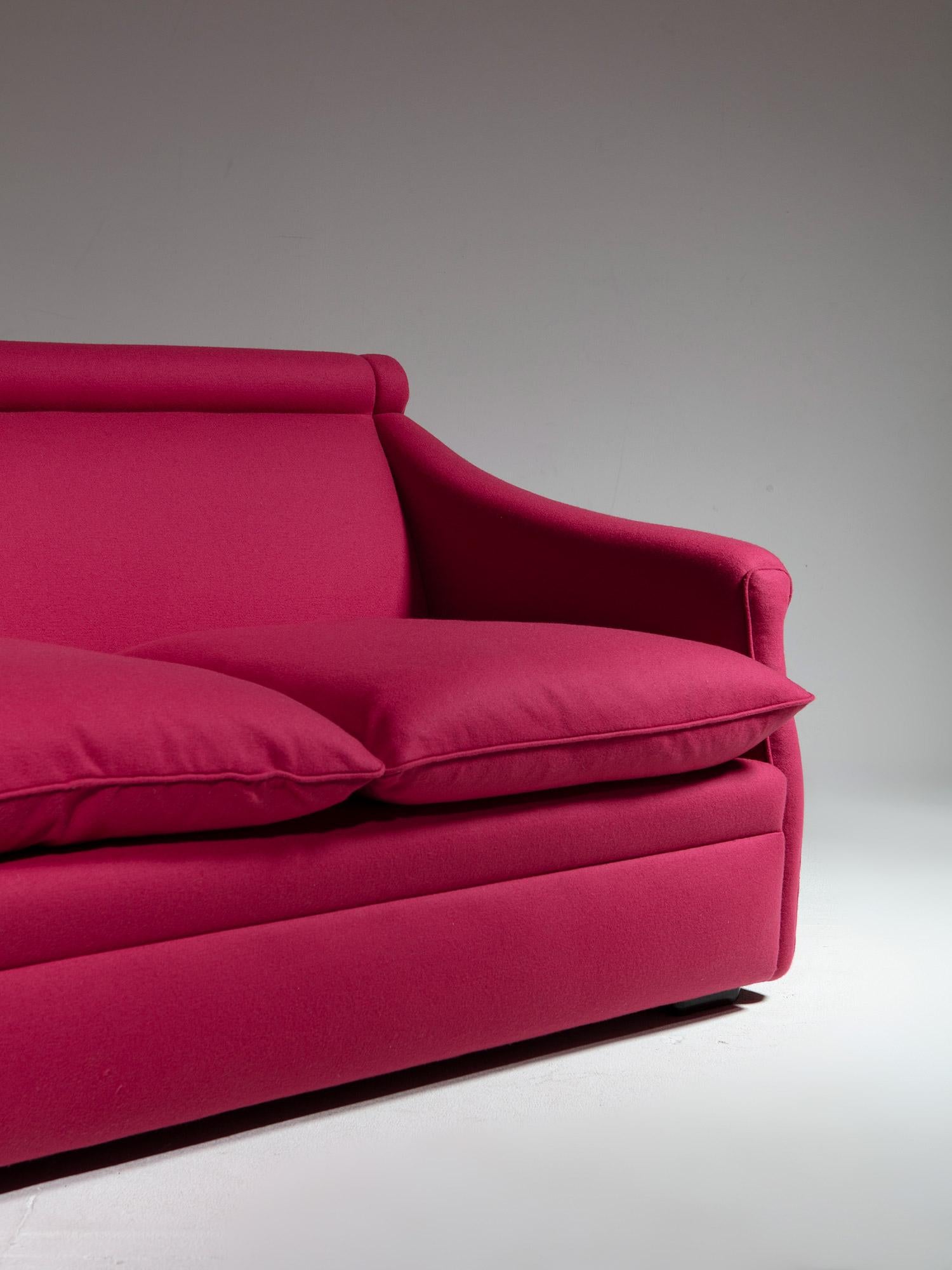 Tissu Settee en tissu San Siro de Luigi Caccia Dominioni pour Azucena, Italie, années 1960 en vente
