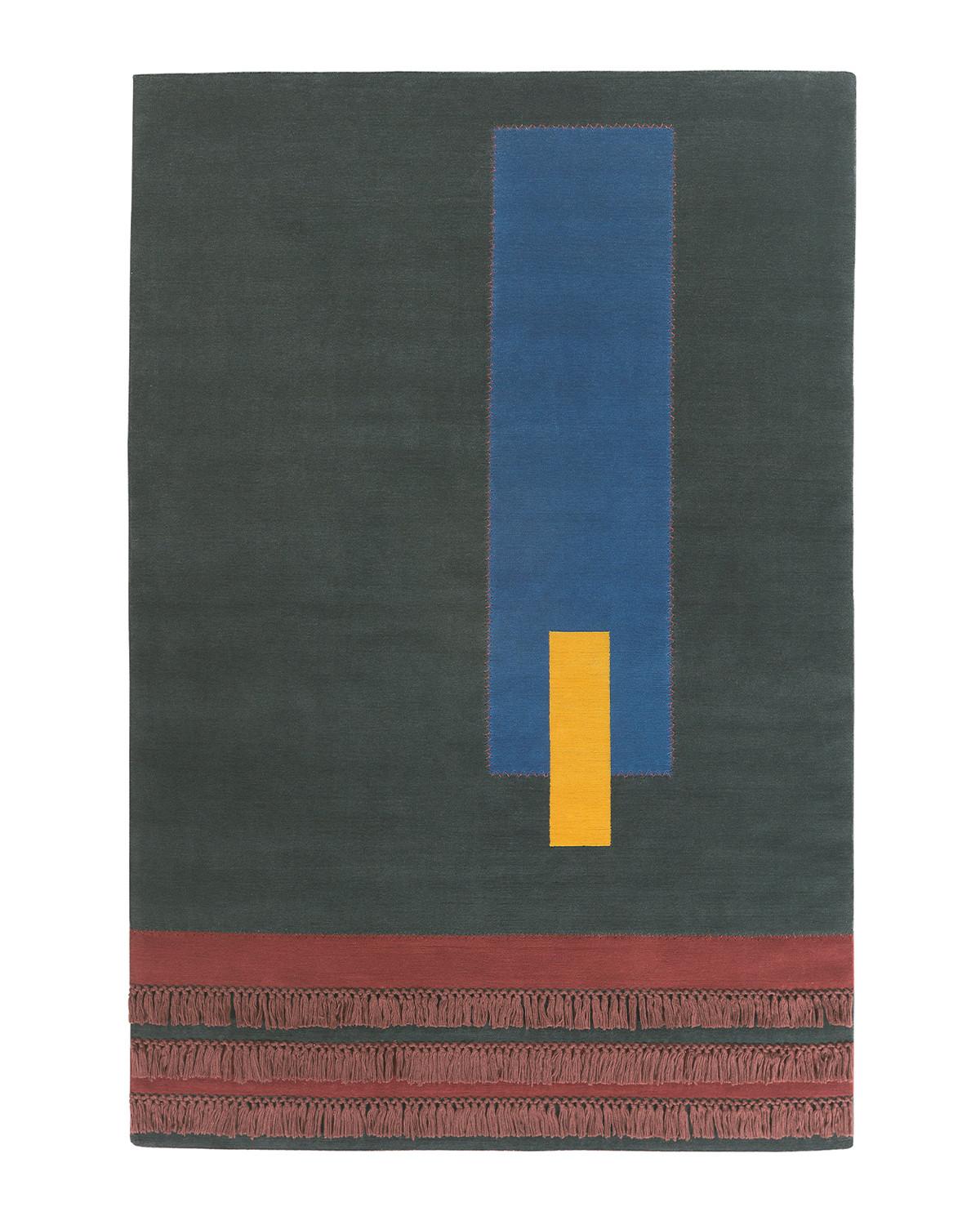 San Siro Terrazze Rug by Mohebban
Dimensions: W 300 x L 200 cm
Materials: Wool.

With Terrazze, the collaboration between Mohebban and Elena Caponi, which began with the Nomadismi collection, continues. Eight urban places emerge from the research,