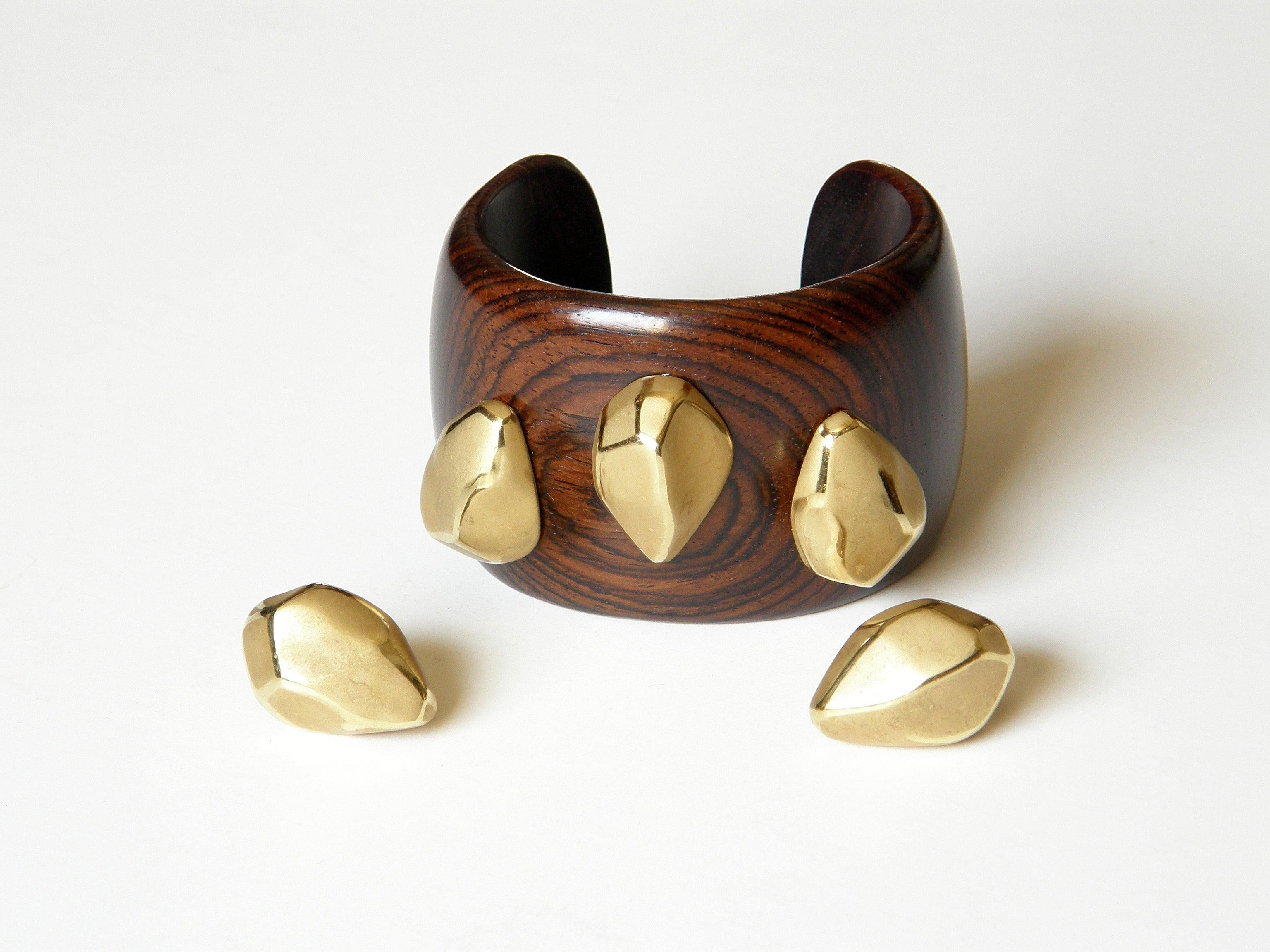 wooden cuff bracelet