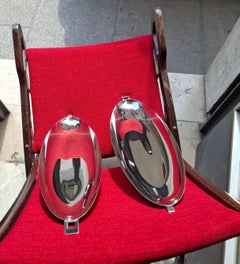 MARMITE À POISSON SANBONET EN ACIER INOXYDABLE 1956 ITALIE