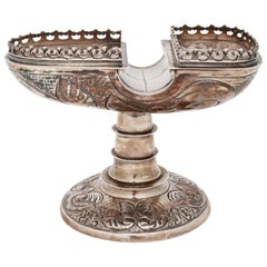 Sanborns Mexican Baroque Style Sterling Silver Salt and Pepper Cellar