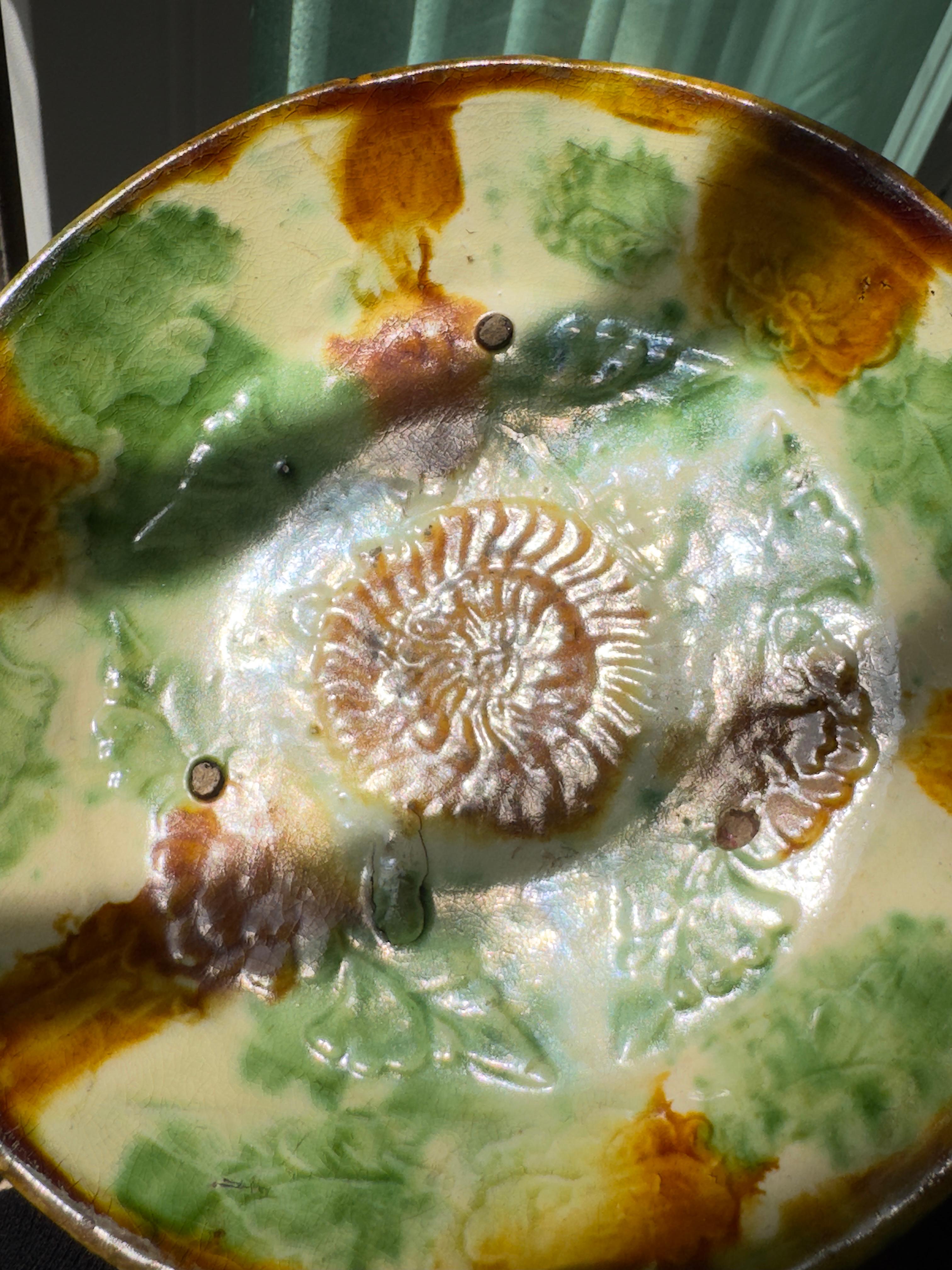 Sancai-Glazed ‘Floral’ Dish, Liao Dynasty(916~1125) For Sale 6