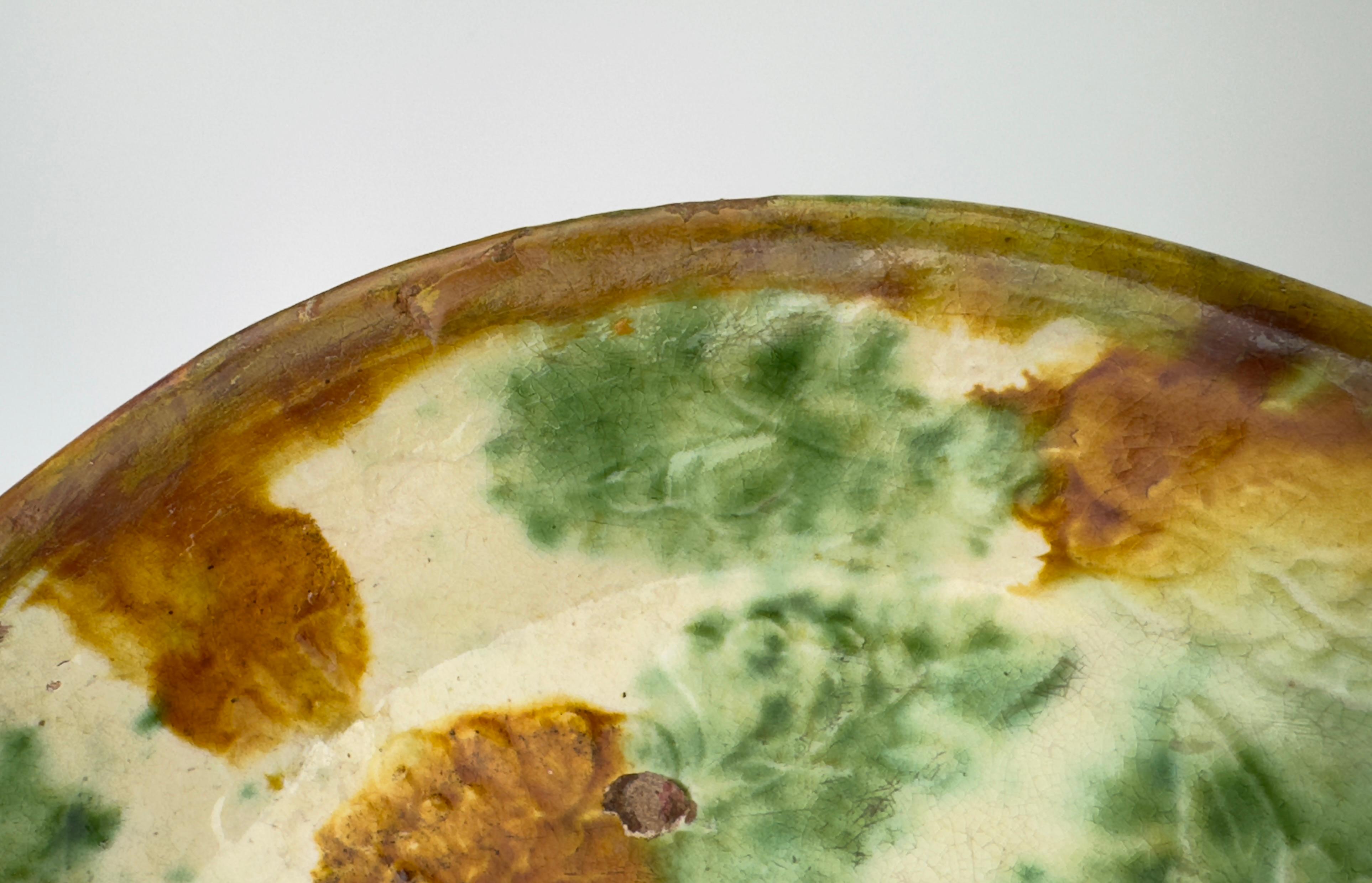 Sancai-Glazed ‘Floral’ Dish, Liao Dynasty(916~1125) For Sale 1