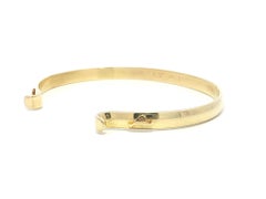 Sanctuary Island Martha's Vineyard 14k Yellow Gold Open Cuff Bangle Bracelet