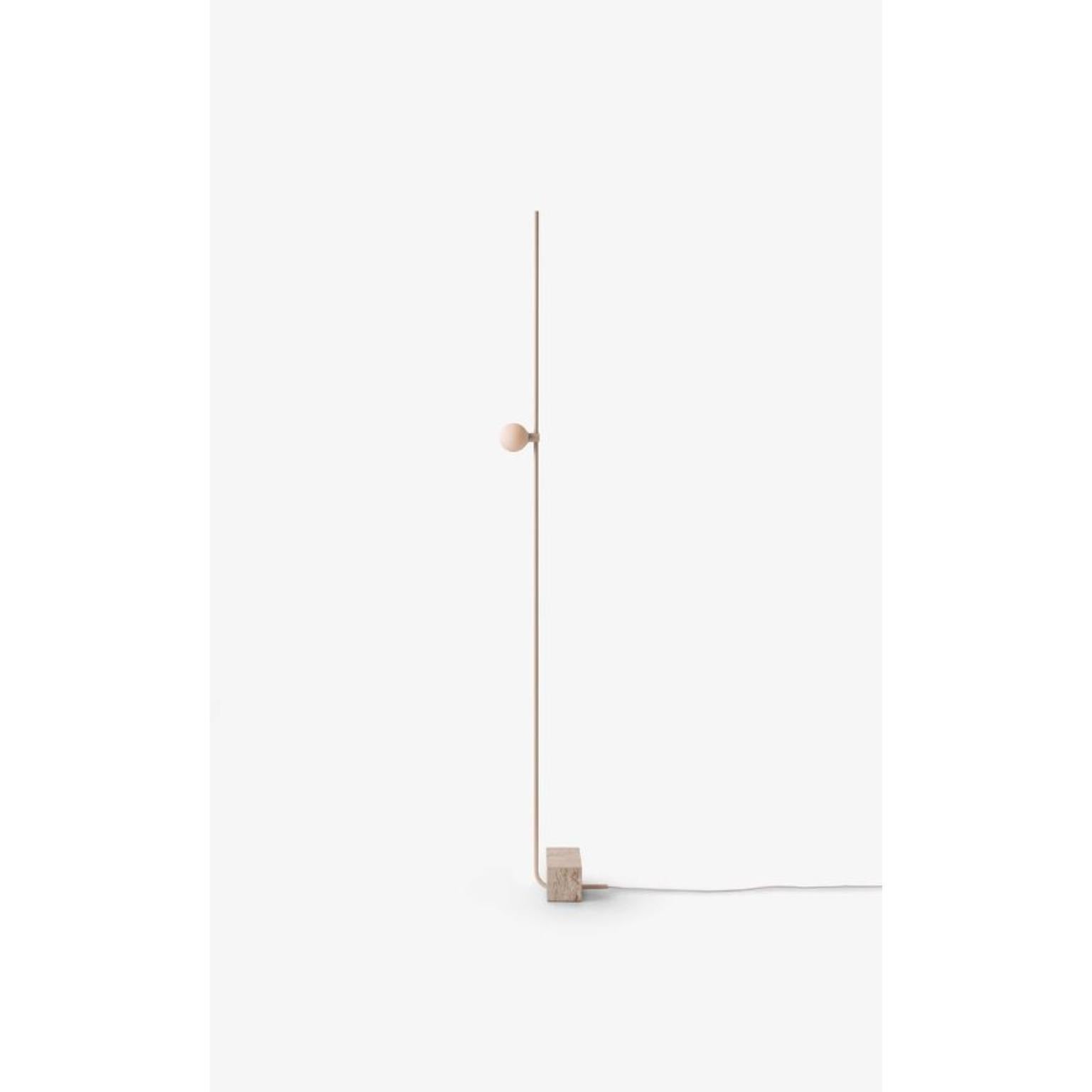 Post-Modern Sand Adobe Floor Lamp by Wentz For Sale