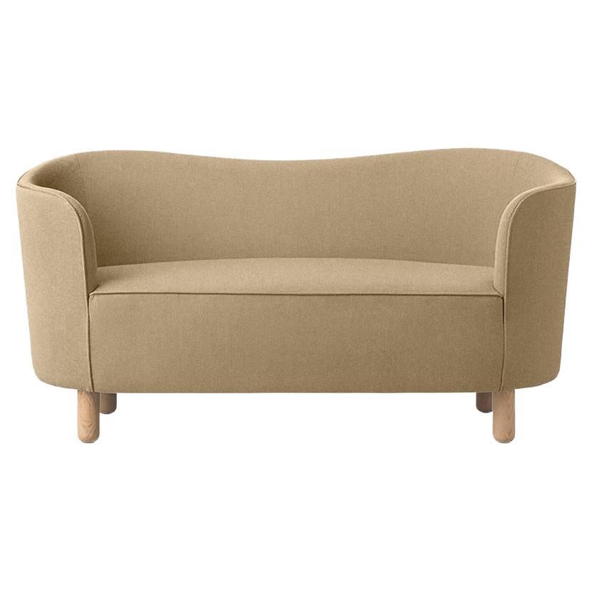 Sand and Natural Oak Raf Simons Vidar 3 Mingle Sofa by Lassen For Sale