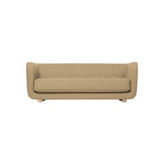 Sand and Natural Oak Raf Simons Vidar 3 Vilhelm Sofa by Lassen