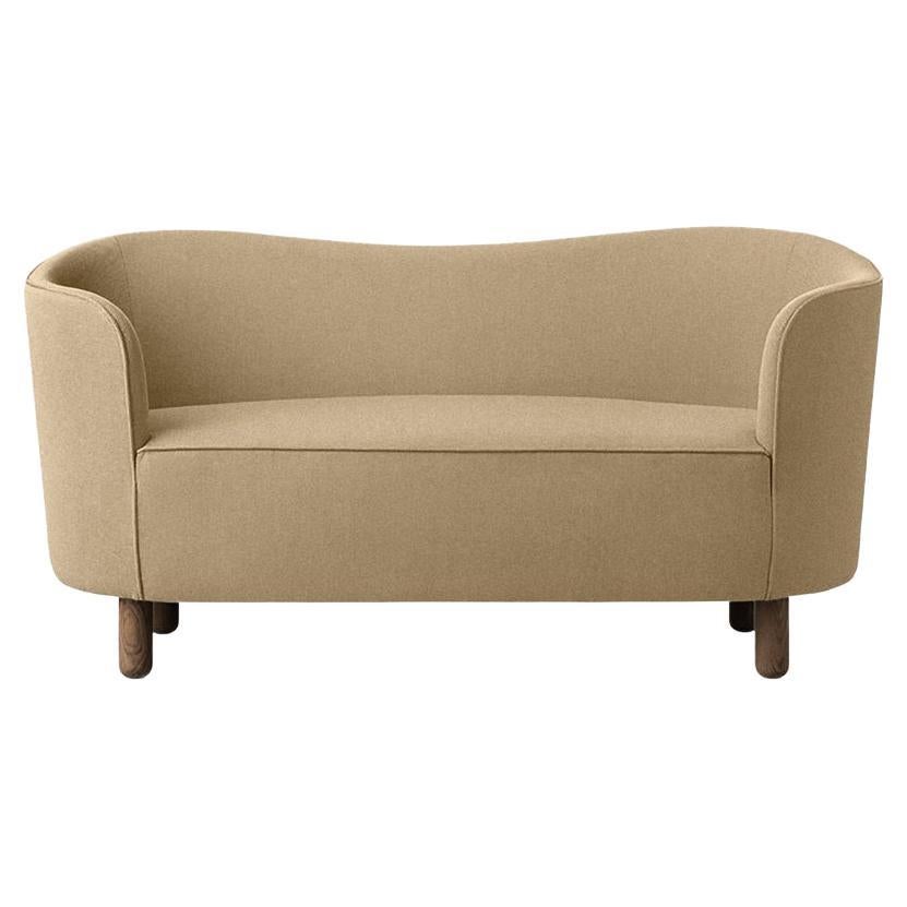 Sand and Smoked Oak Raf Simons Vidar 3 Mingle Sofa by Lassen