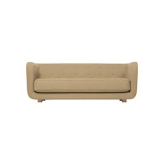 Sand and Smoked Oak Raf Simons Vidar 3 Vilhelm Sofa by Lassen