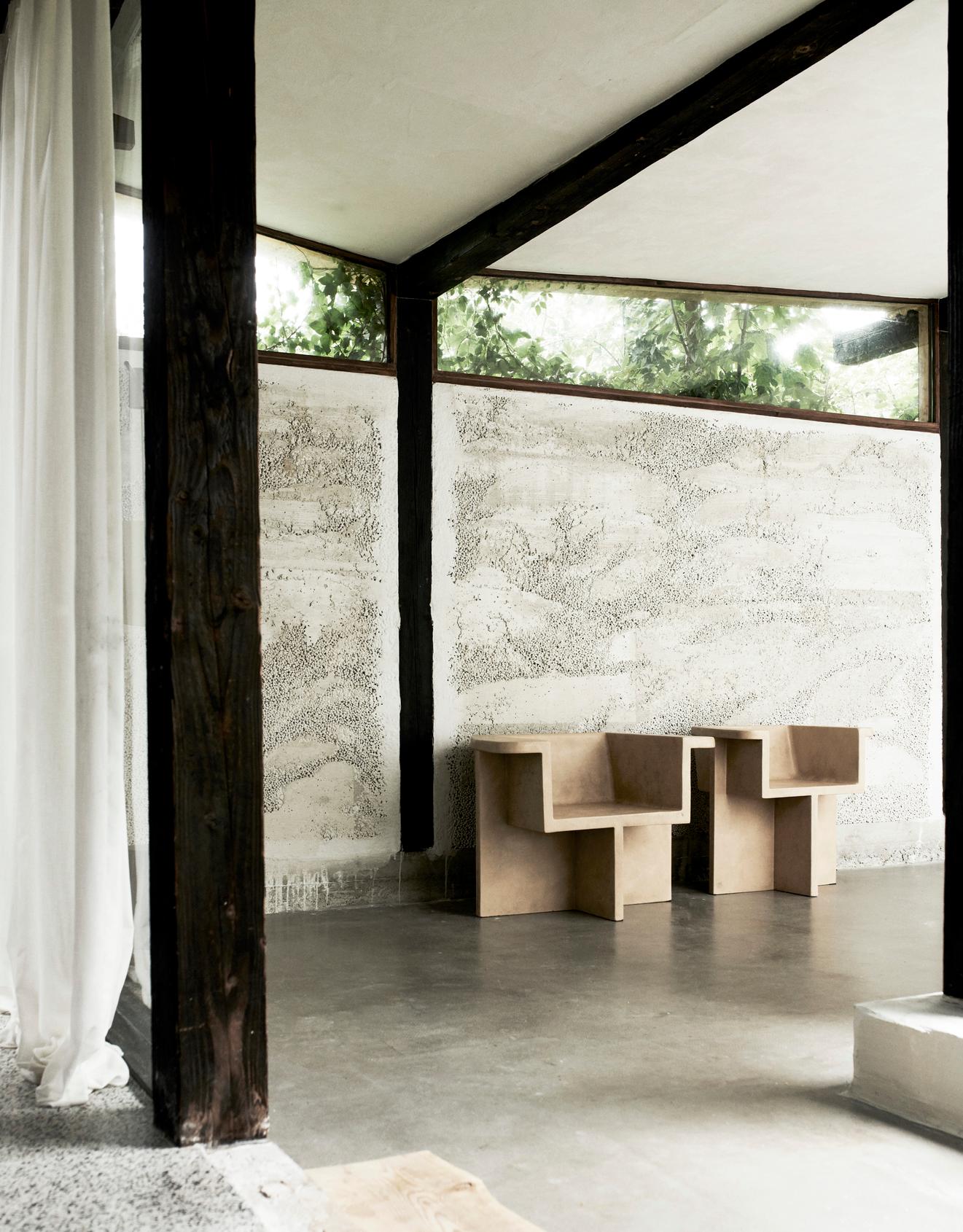 Sand Brutus-Loungesessel von 101 Copenhagen (Moderne)