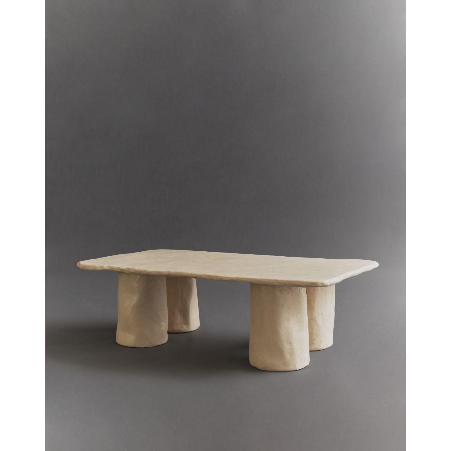 Sand coffee table by Ombia
Dimensions: W 122 x D 71.5 x H 38 cm
Materials: Mix media, sand limewash finish. 
Custom sizes and finishes upon request.


Ombia is a ceramic sculpture and design studio based in Los Angeles. The name and its roots