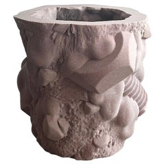 SAND CONTAINER Small, Sculptural Quartz Sand Container, Made in Denmark