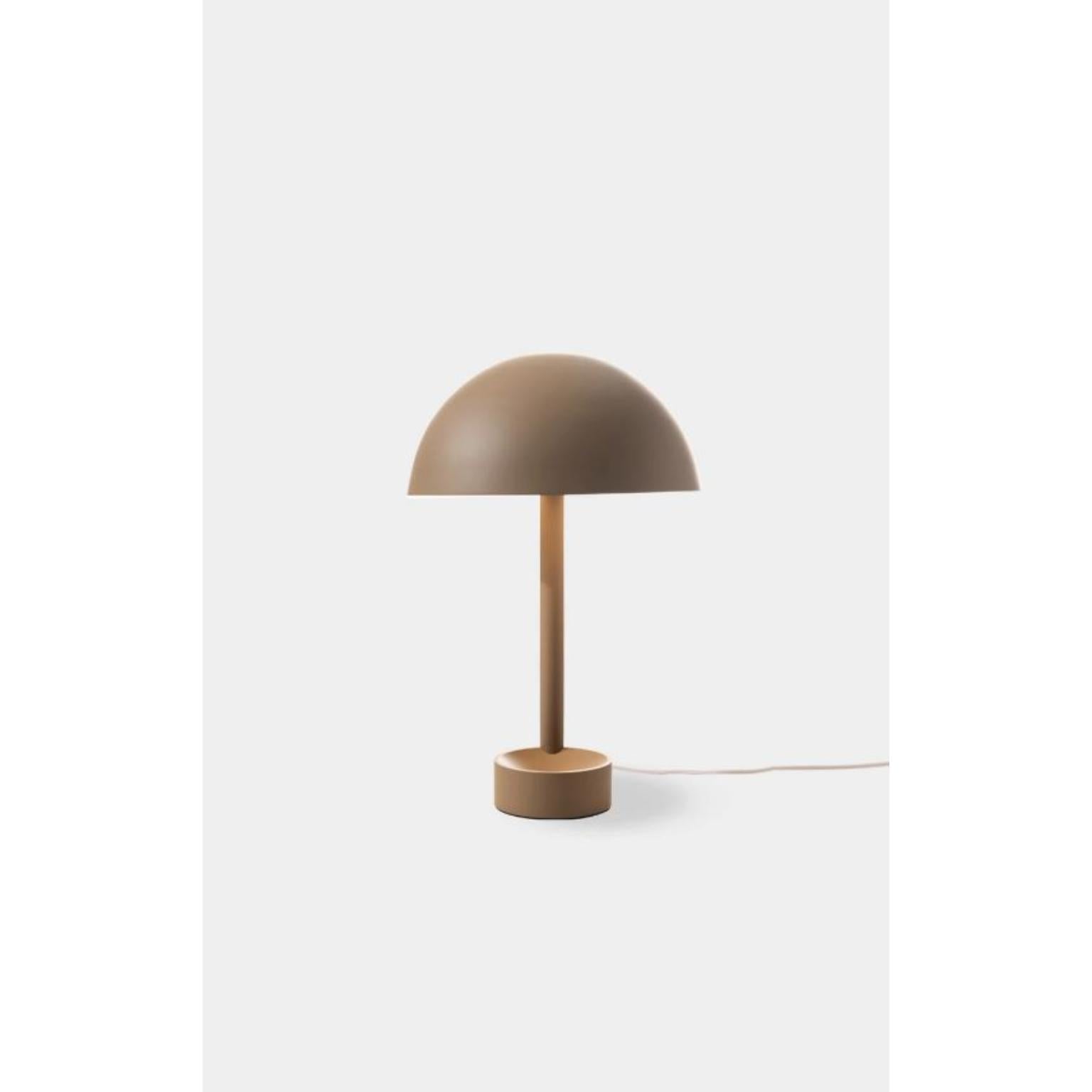 Post-Modern Sand Copa Table Lamp by Wentz For Sale