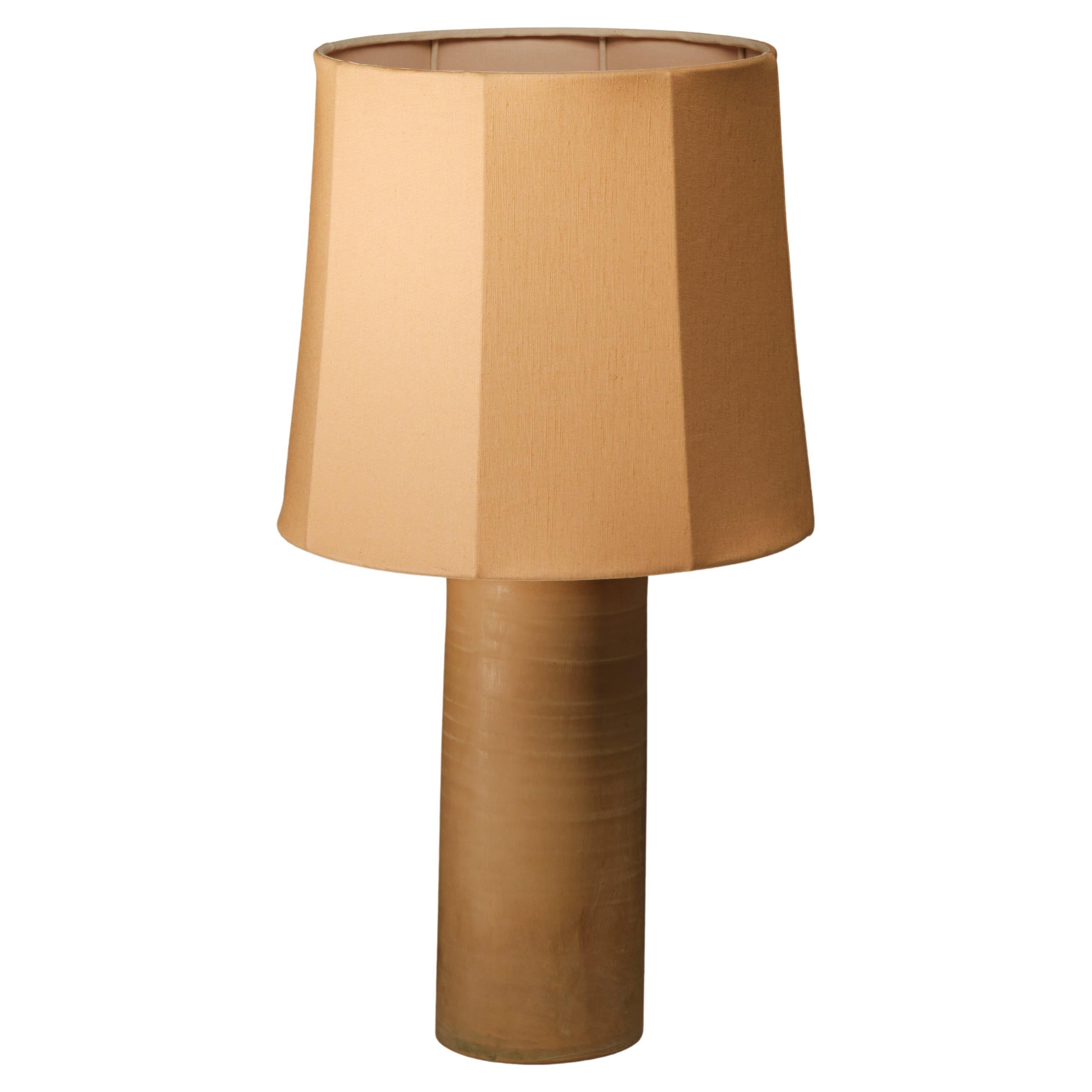 Lámpara de sobremesa de lino Sonora Sand Large by NASSI