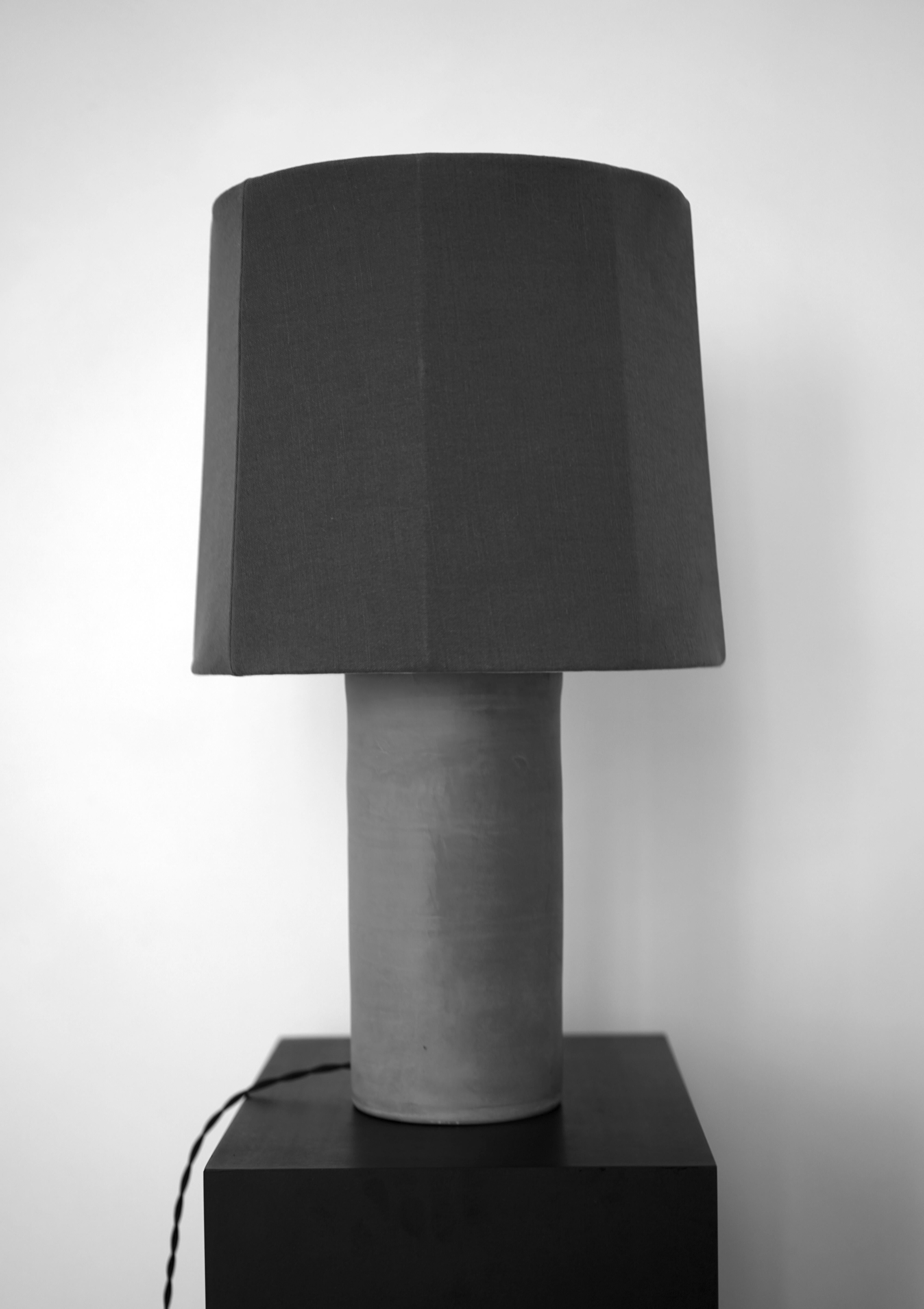 Sand Medium Sonora Linen Table Lamp by NASSI For Sale 3