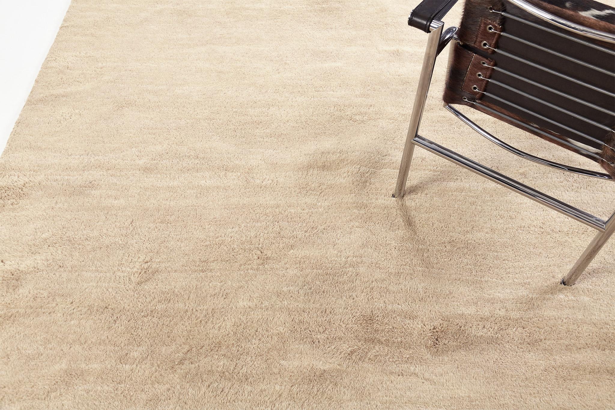 Hand-Knotted Sand Pile, Loam Collection For Sale