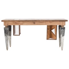 Consola de madera y resina Sand Senses