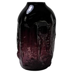 Sand Series, Black, Handmade Glass Object by Vogel Studio