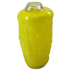 Sand Series, Brilliant Yellow, Handmade Glass Object by Vogel Studio