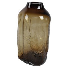 Sand Series, Olive Brown, Handmade Glass Object by Vogel Studio