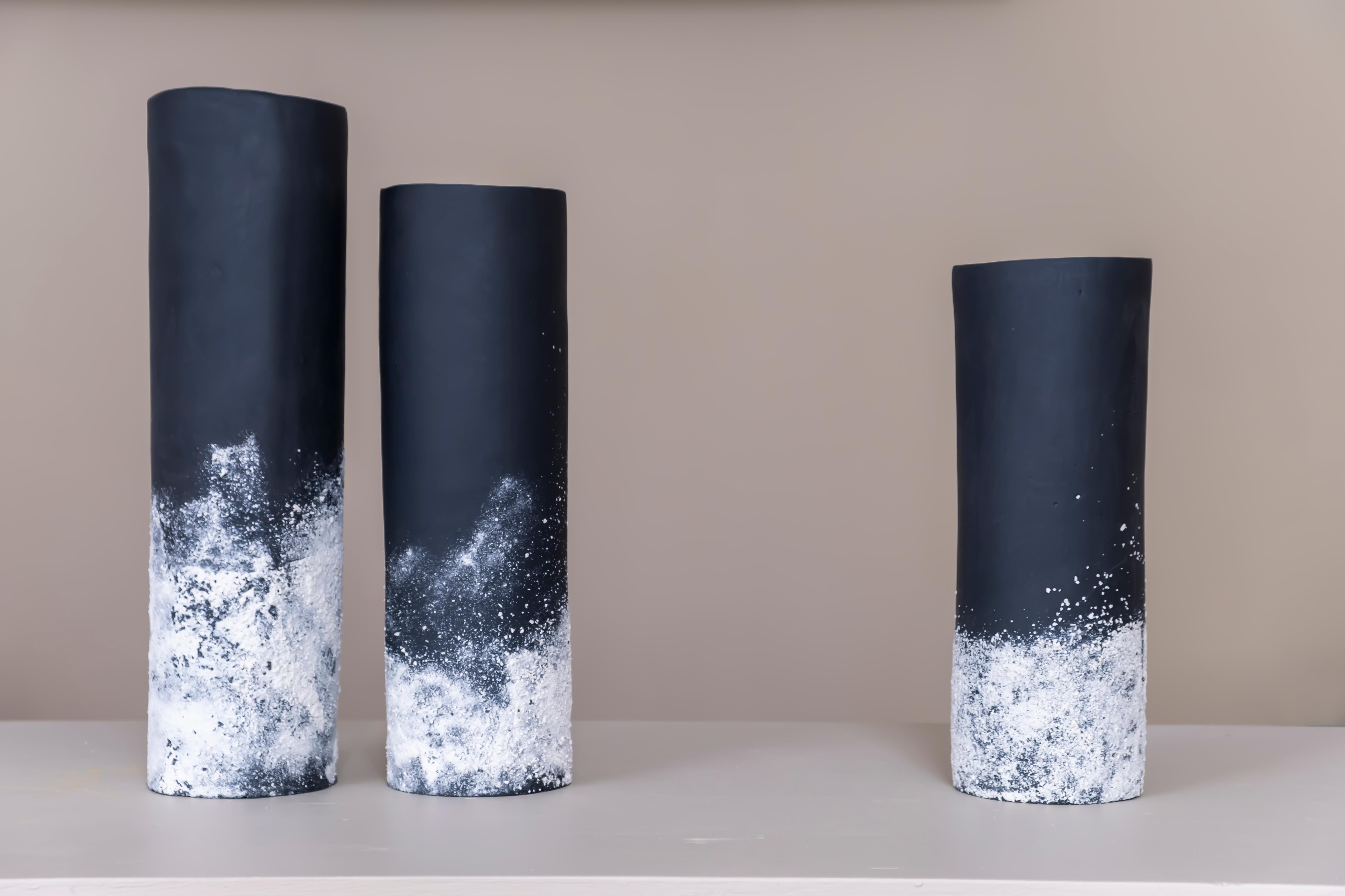 Modern Sand Small Vase by Biancodichina For Sale