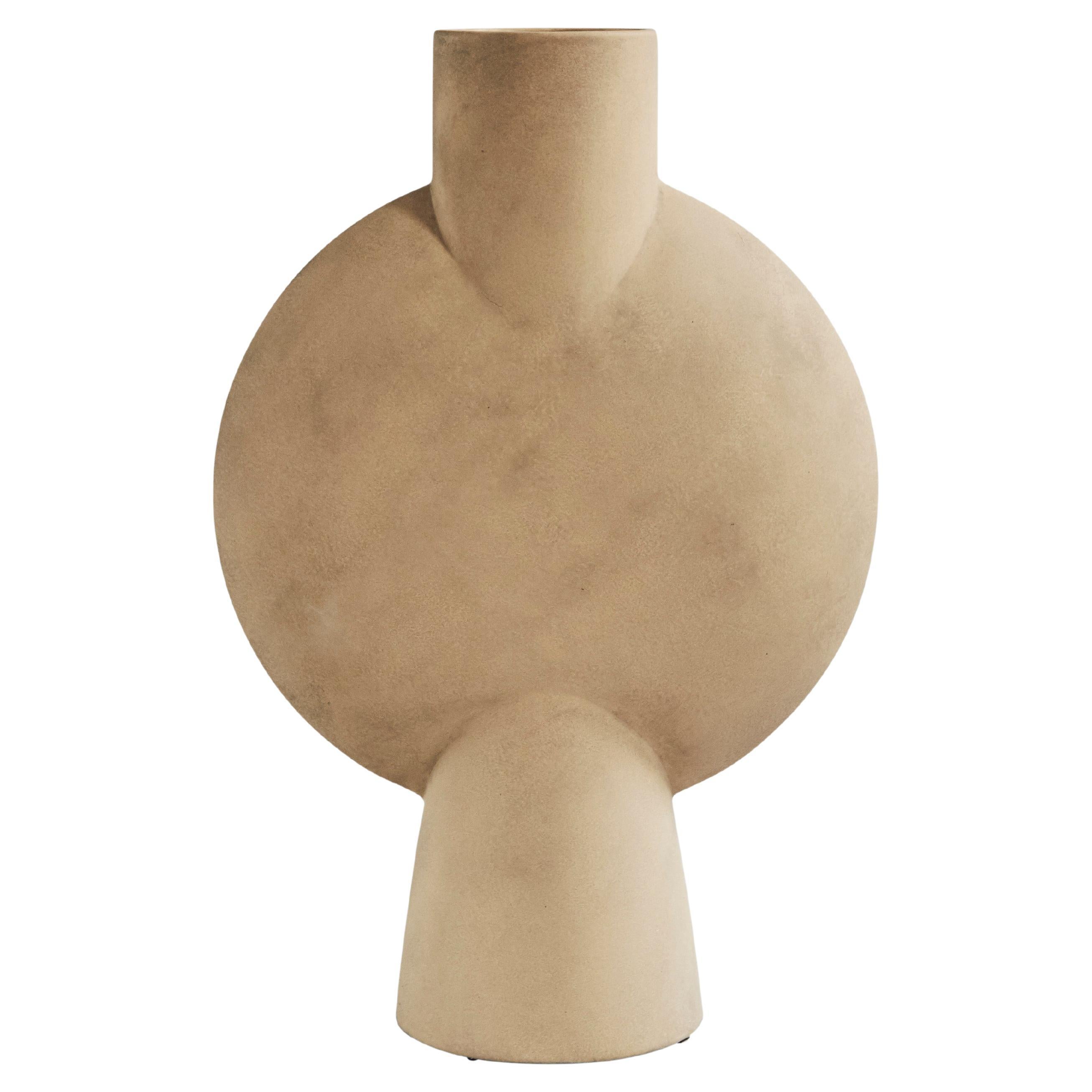 Sand Sphere Vase Square Hexa by 101 Copenhagen For Sale at 1stDibs