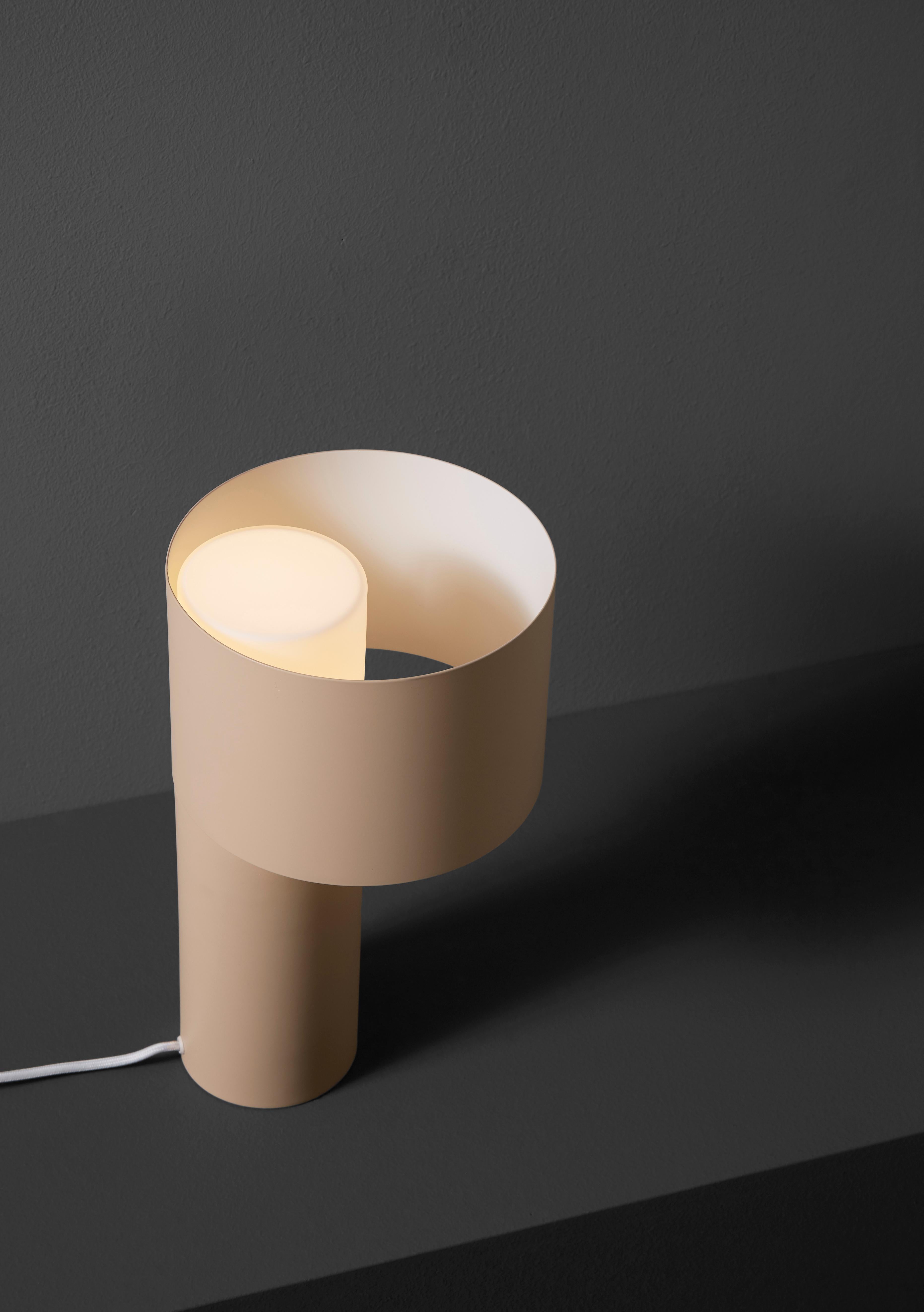 Danish Sand Tangent Table Lamp by Frederik Kurzweg For Sale