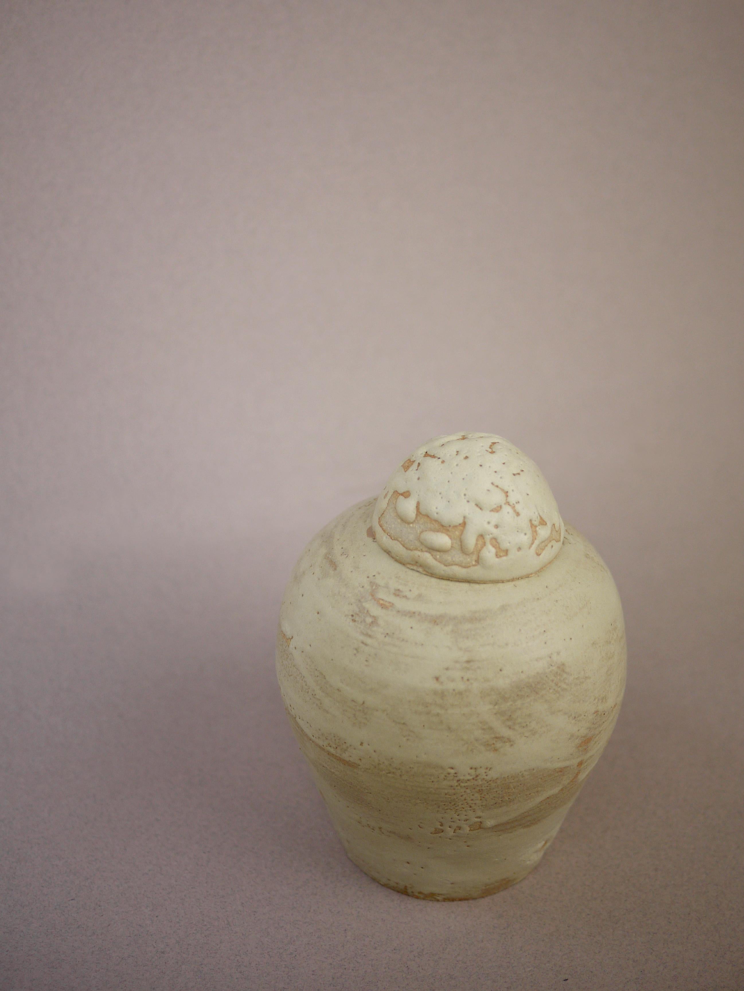 Sand-Vase (Glasiert) im Angebot