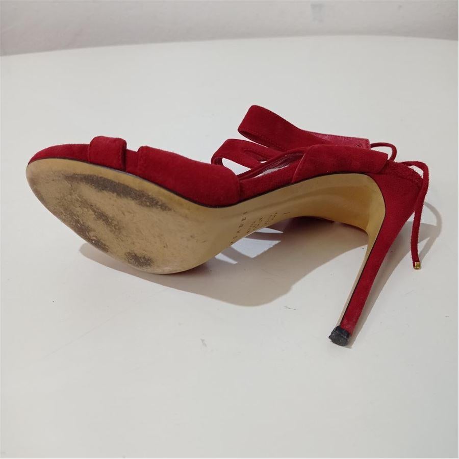 Red Casadei Sandal size 37 For Sale