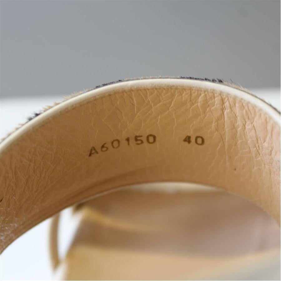 Beige Sergio Rossi Sandal size 40 For Sale