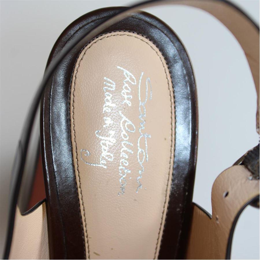 Santoni Sandal size 39 In Excellent Condition For Sale In Gazzaniga (BG), IT