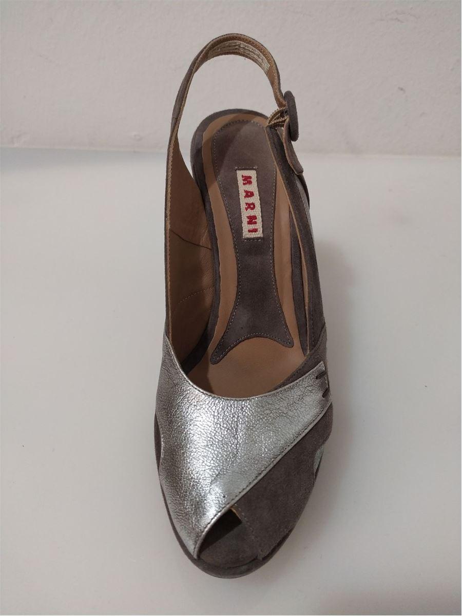 Marni Sandal size 38 1/2 In Excellent Condition For Sale In Gazzaniga (BG), IT