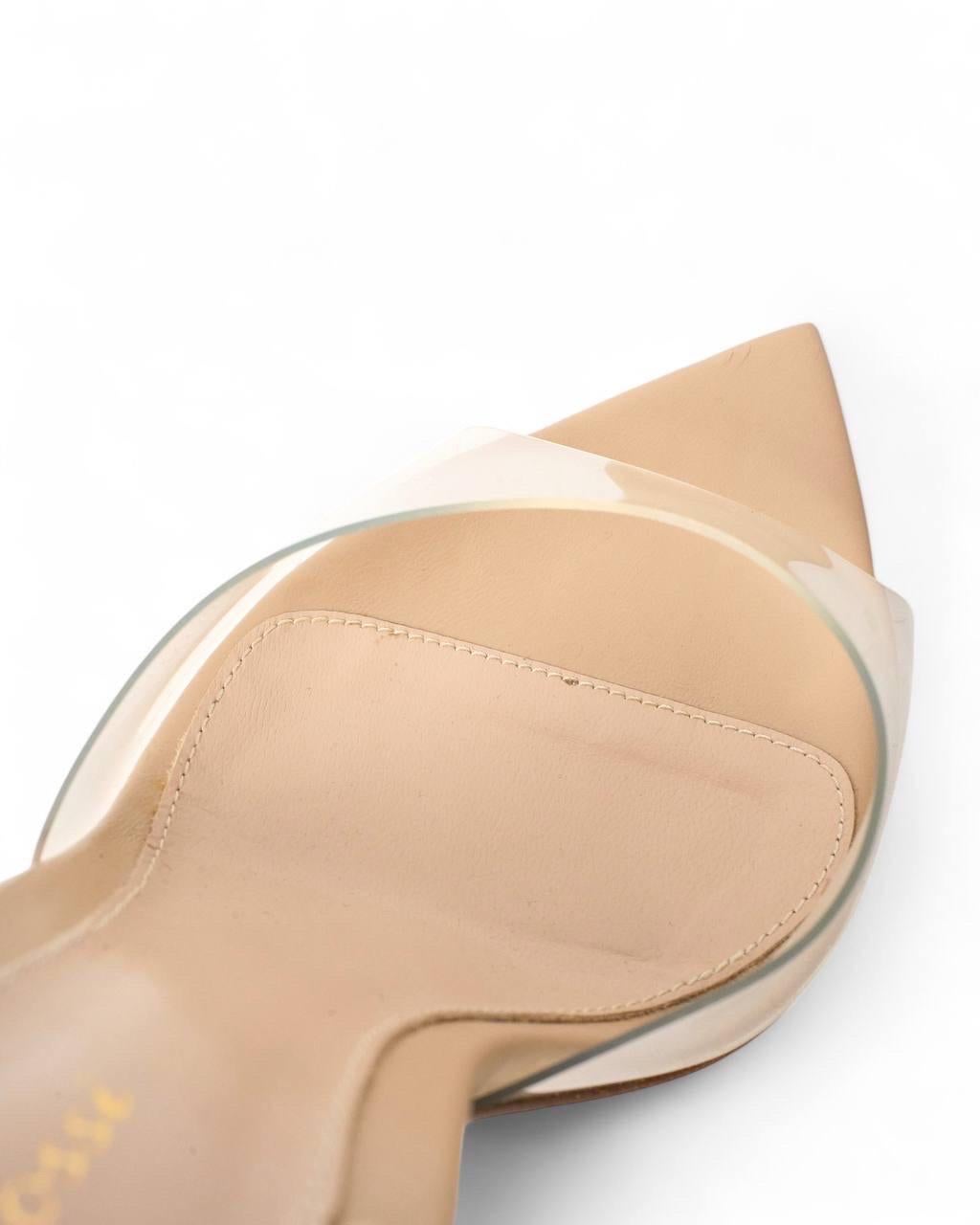 Sandali Gianvito Rossi PVC Beige 4