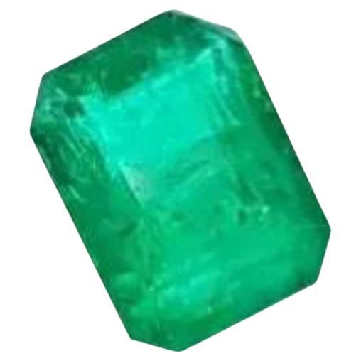 Sandawana Emerald 2.05 Cts Natural Green Emerald Cut Stone Emerald For Sale