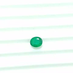 Sandawana Emerald Oval Shape 1.10Cts Certified Natural Emerald
