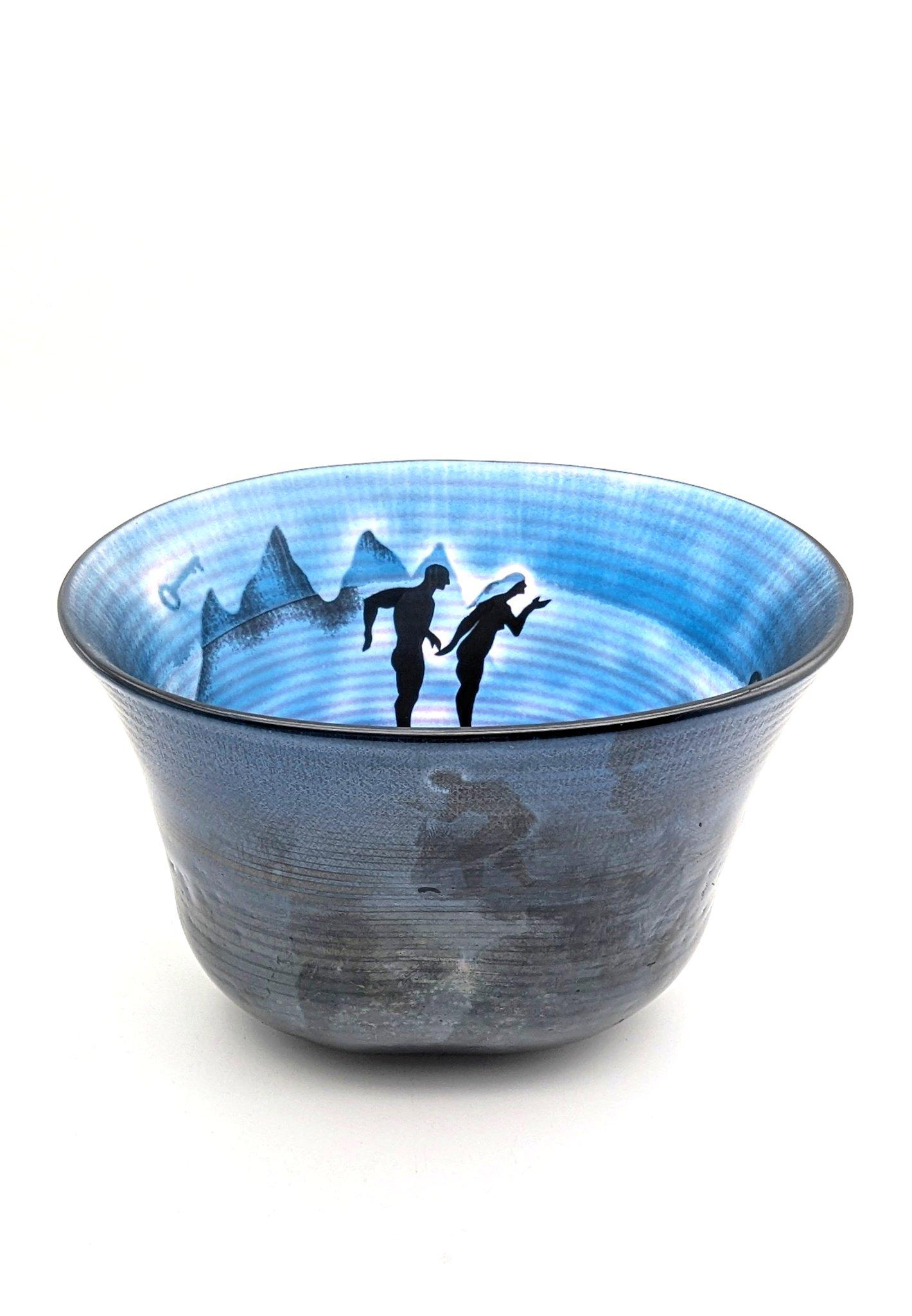 Altro Vaso unico Kosta Boda sabbiato di Bertil Vallien, realizzato in Svezia nel 1991 in vendita