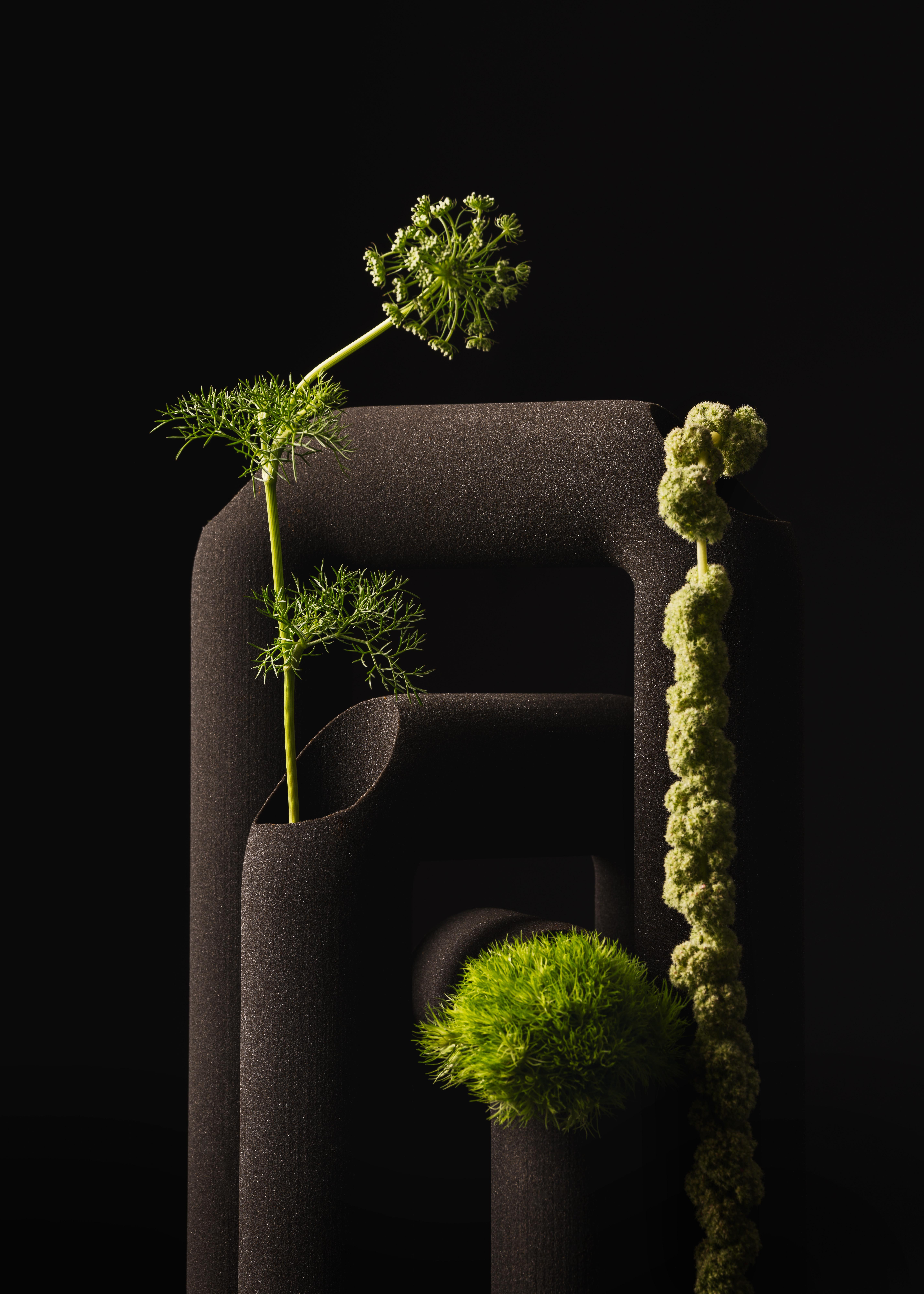 Postmoderne Vase soufflé au sable de Francesc Gasch Studio en vente