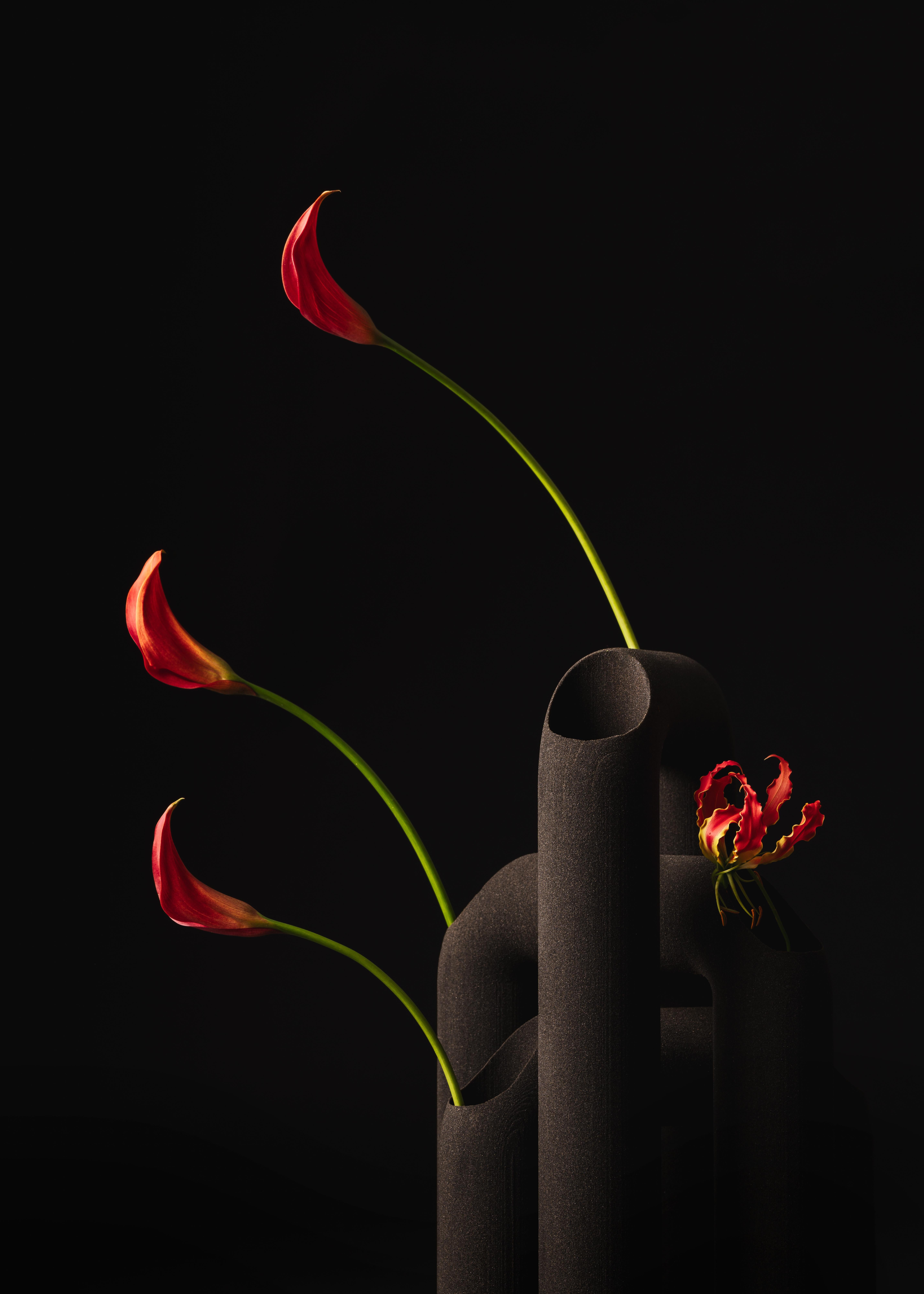 XXIe siècle et contemporain Vase soufflé au sable de Francesc Gasch Studio en vente