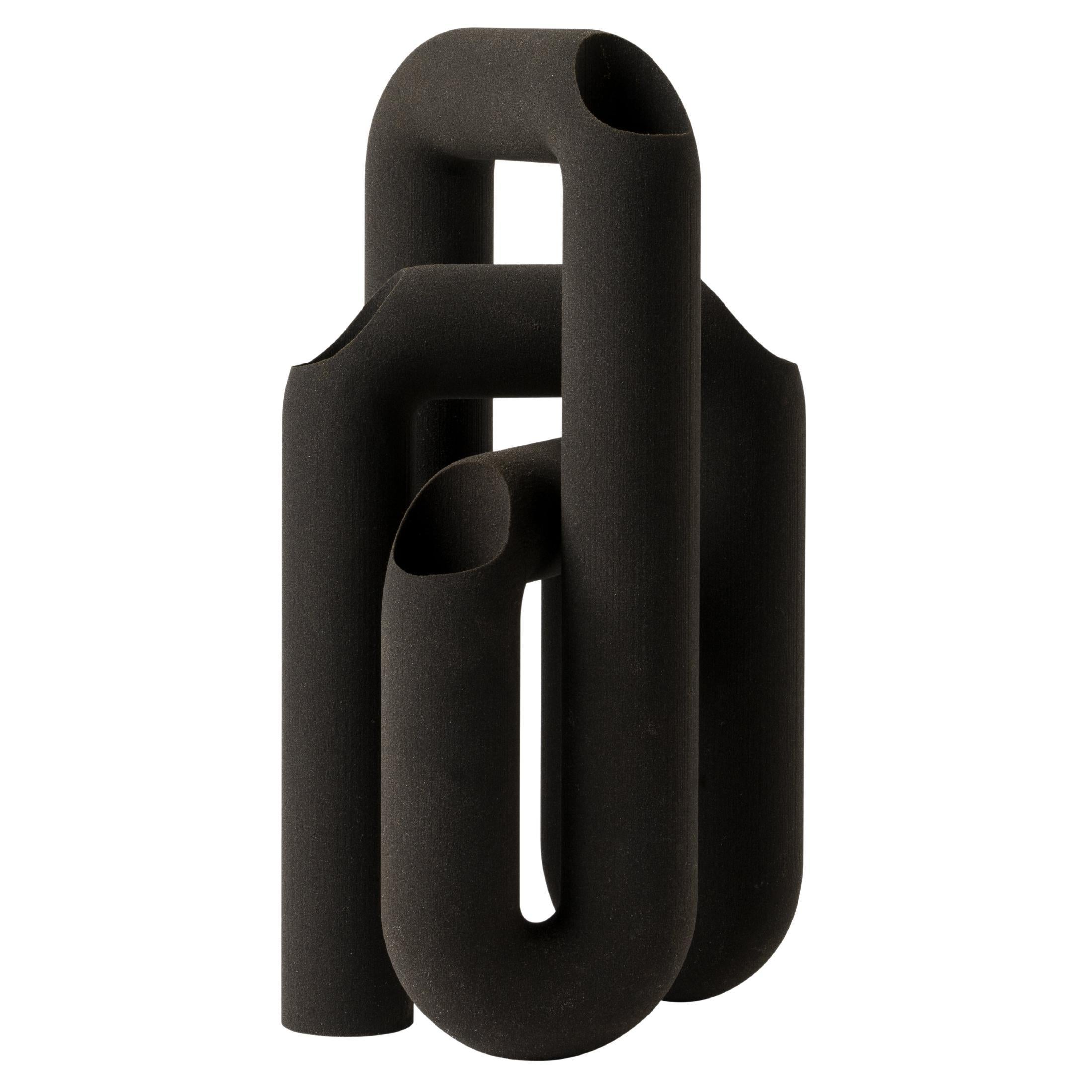 Vase soufflé au sable de Francesc Gasch Studio en vente