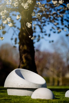 Sandcastle Lounge Chair Hormigón de Atelier Ruben van Megen