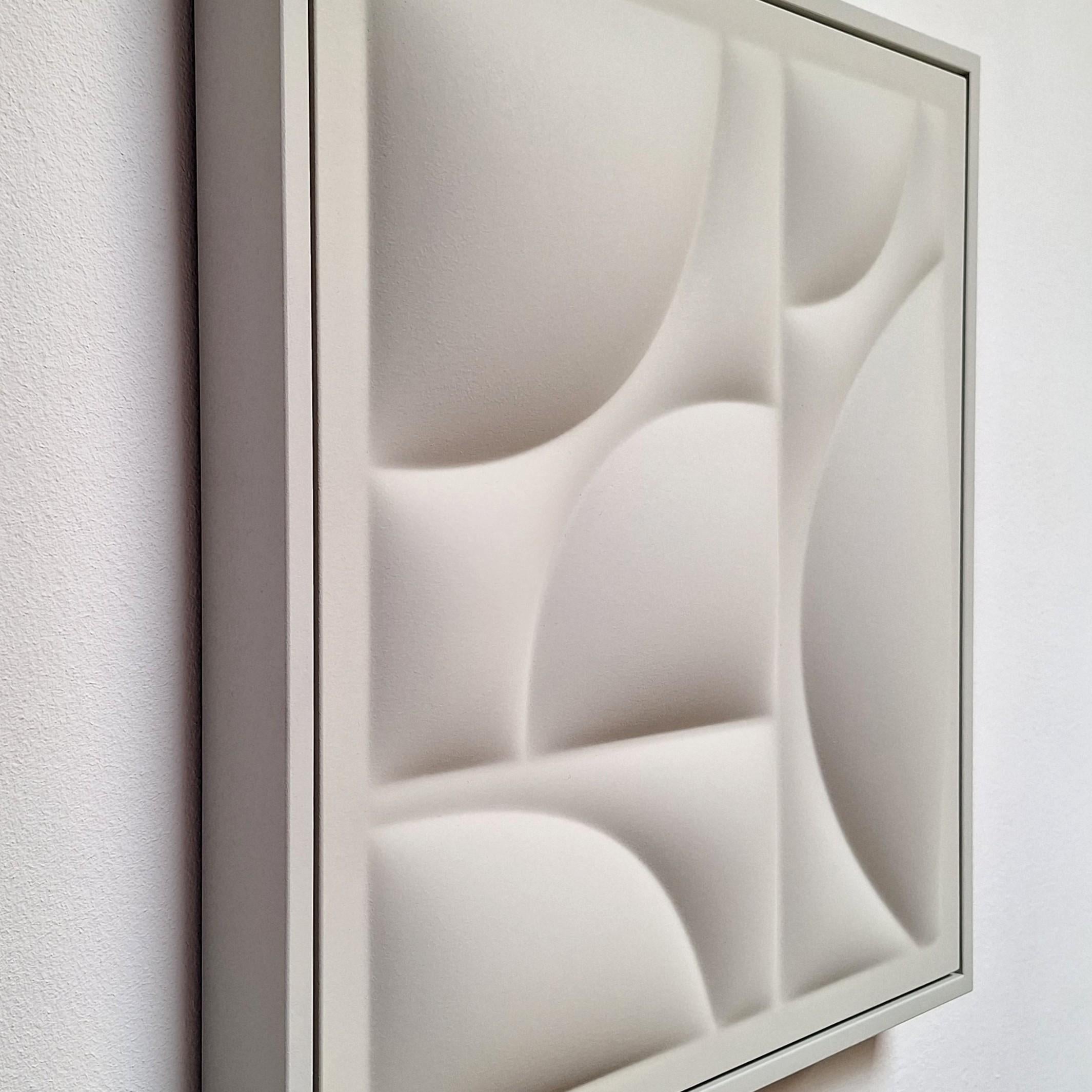 Collected Parts 2491 - abstract geometric contemporary modern painting relief - Sculpture Contemporaneo di Sander Martijn Jonker