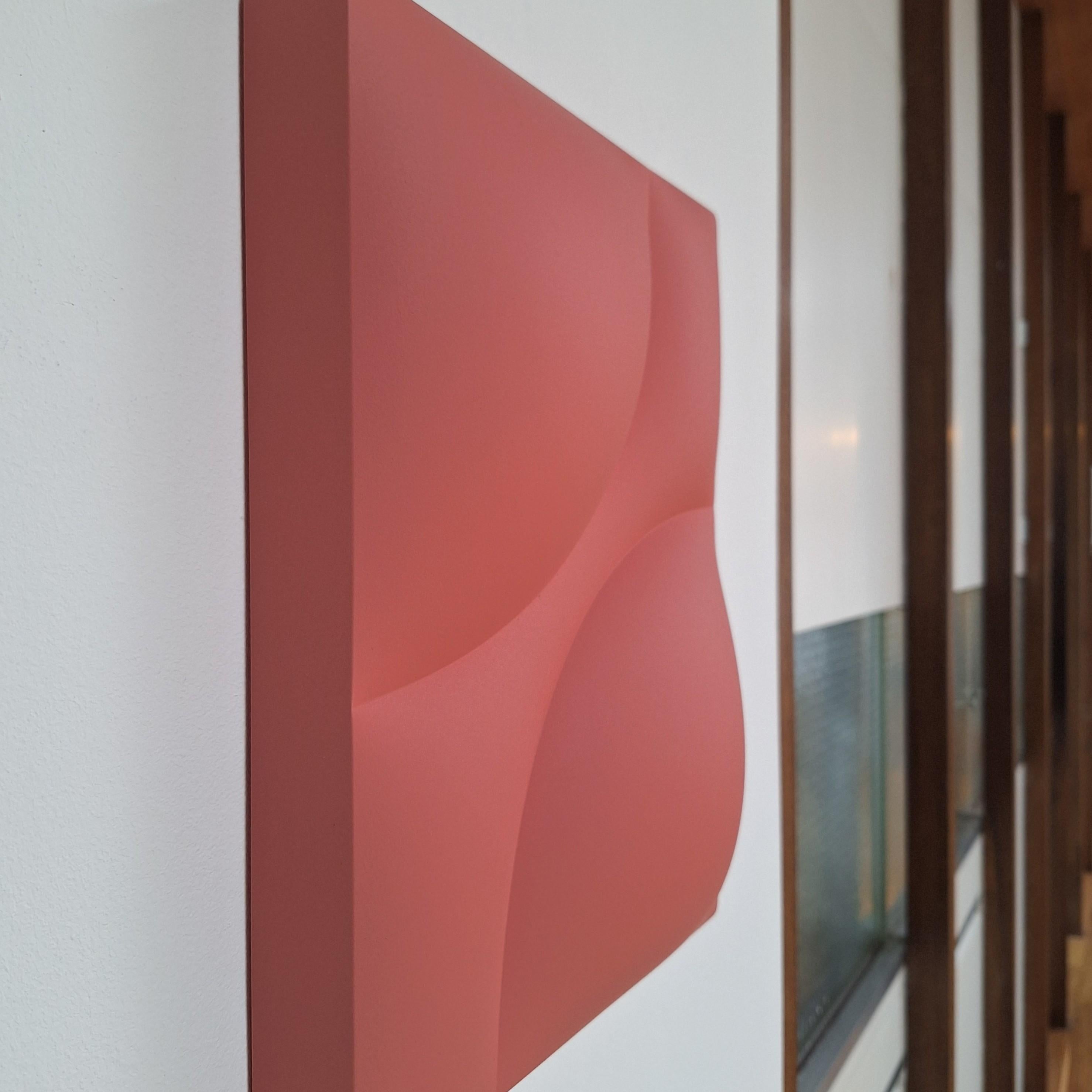 Abgedeckte Teile 24114 - abstrakte geometrische zeitgenössische moderne Malerei Relief (Zeitgenössisch), Sculpture, von Sander Martijn Jonker