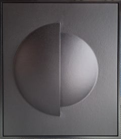 Nocturnal Parts - quadro astratto geometrico contemporaneo moderno in rilievo