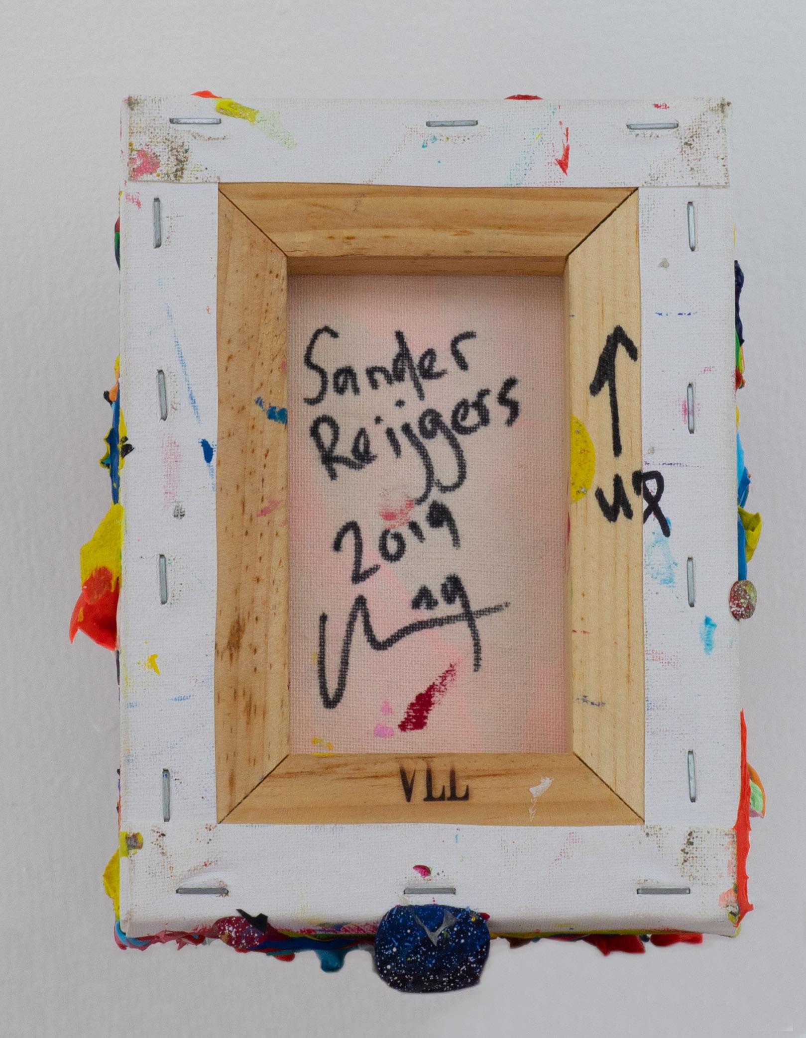 Sander Reijgers, Sans titre, Acrylique sur Toile, 2019 - Gris Abstract Painting par Sander Reijgers 