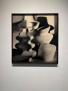 In Between the Shadows #6, Sepia Colour Encadré Medium Large Collage Print