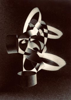 Orbital Echoes - Paper Ballet - Medium size Abstract Photograph, Framed