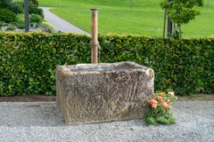 Sandlimestone Fountain with a Nice Patina