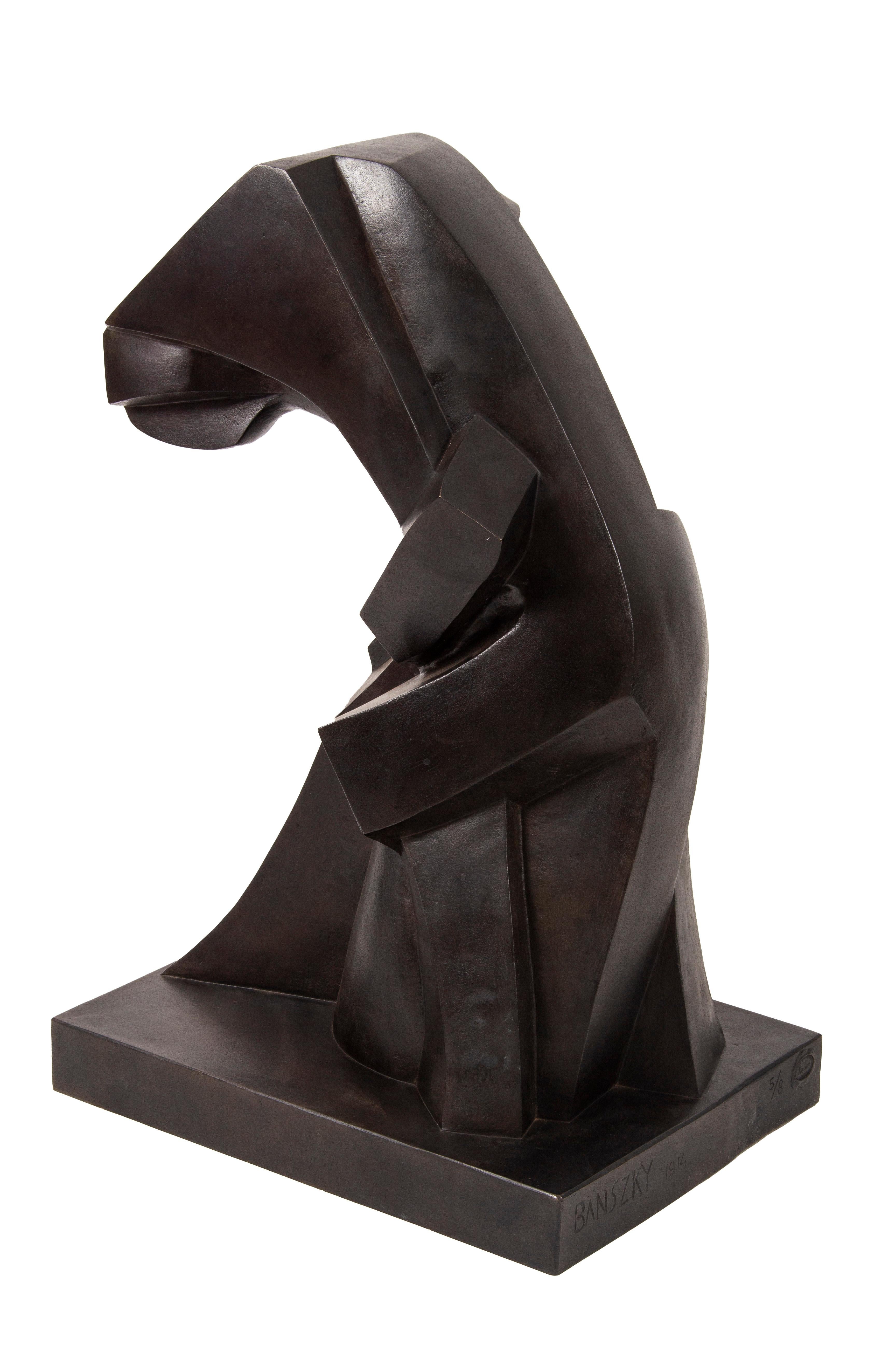 Europeo Sándor Bánszky (1888-1918) Figura piegata in vendita